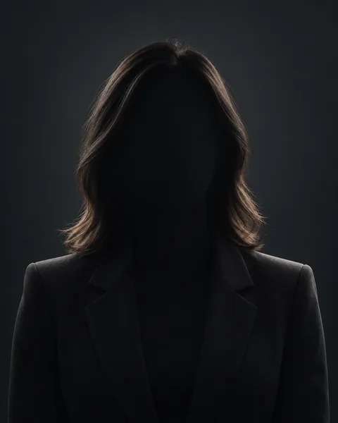 Anonyme weibliche Silhouette als bewusster Platzhalter für Danijela Rakić; kein Foto von ihr.